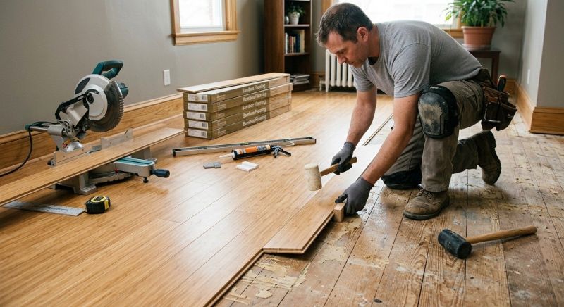 Bamboo Flooring Installation in Peabody, MA