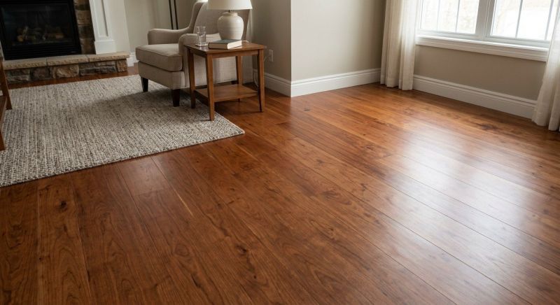 Cherry Floor Installation in Everett, MA