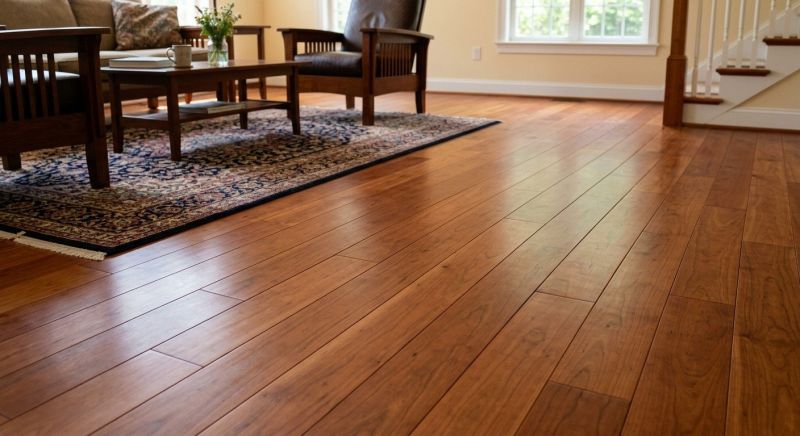 Cherry Floor Installation in Hyde Park, MA