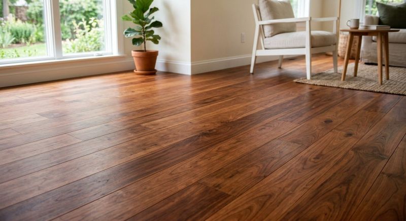 Cherry Floor Installation in Revere, MA