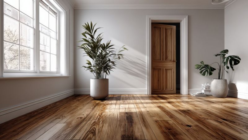 Dark Wood Floor Installation in Peabody, MA