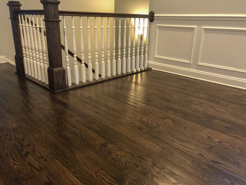 Dark Wood Floor Installation in Peabody, MA