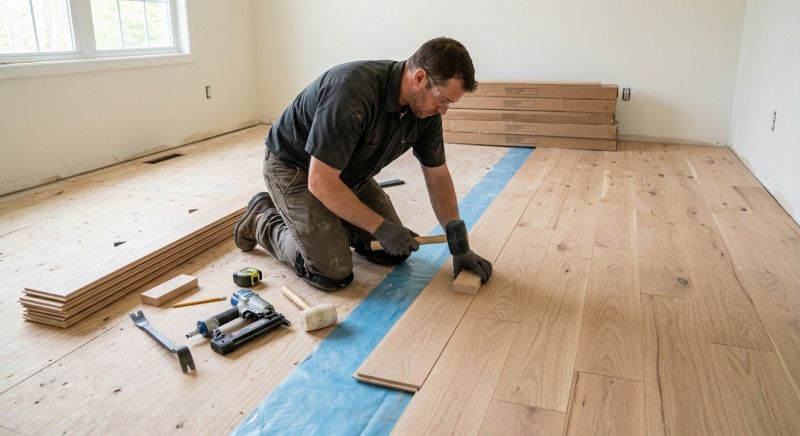 Hardwood Floor Installation in Arlington, MA