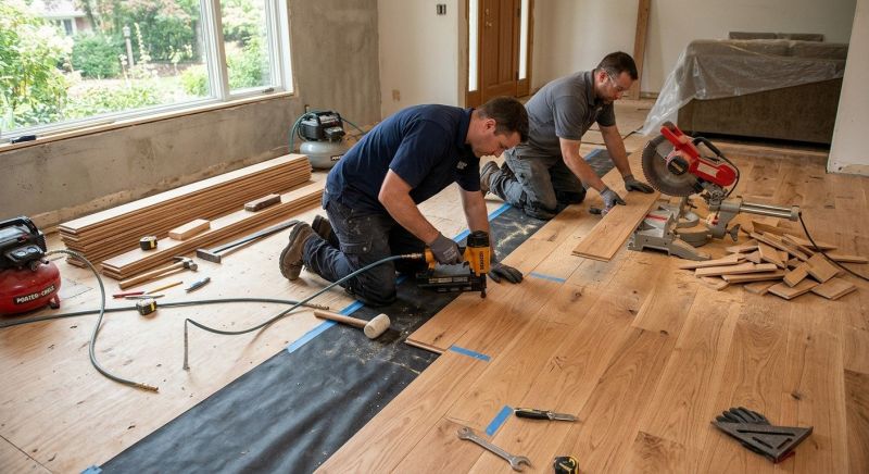 Hardwood Floor Installation in Arlington, MA