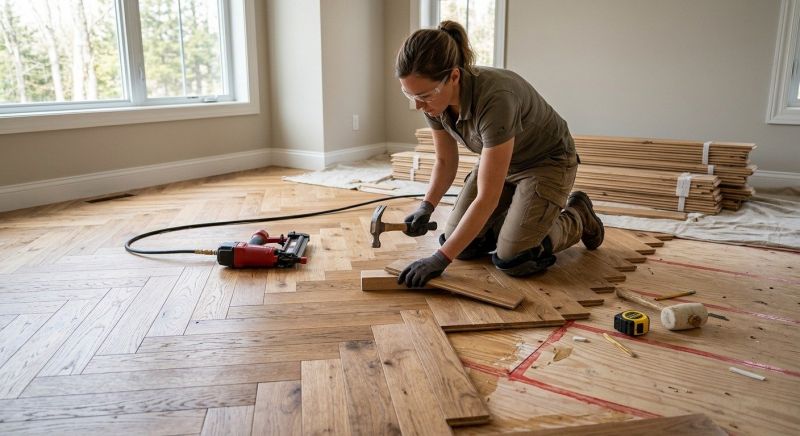 Hardwood Floor Installation in Boston, MA
