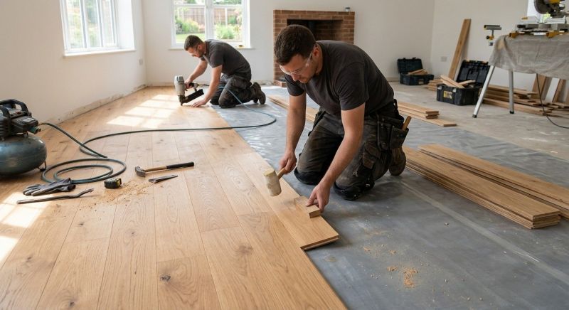 Hardwood Floor Installation in Danvers, MA