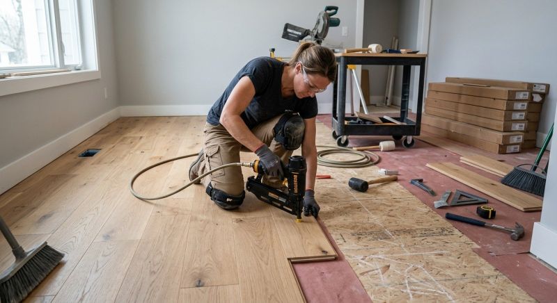 Hardwood Floor Installation in Ipswich, MA