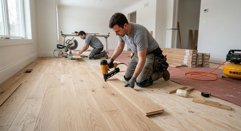 Hardwood Floor Installation in Weymouth, MA