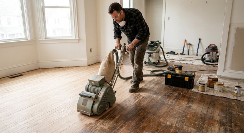 Hardwood Floor Renovation in Peabody, MA