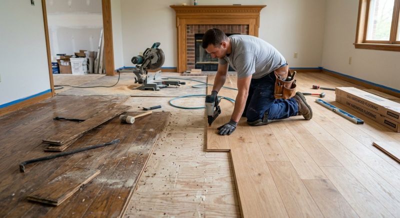 Hardwood Floor Renovation in Peabody, MA