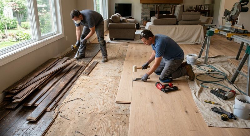 Hardwood Replacement in Dracut, MA