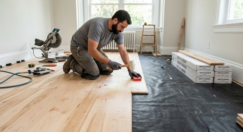 Maple Flooring Installation in Boxford, MA
