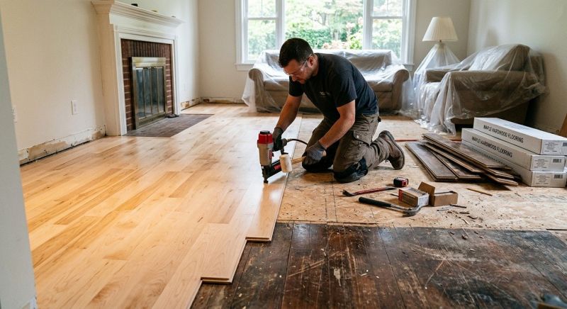 Maple Flooring Installation in Revere, MA