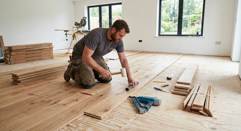Oak Floor Installation in Brookline, MA
