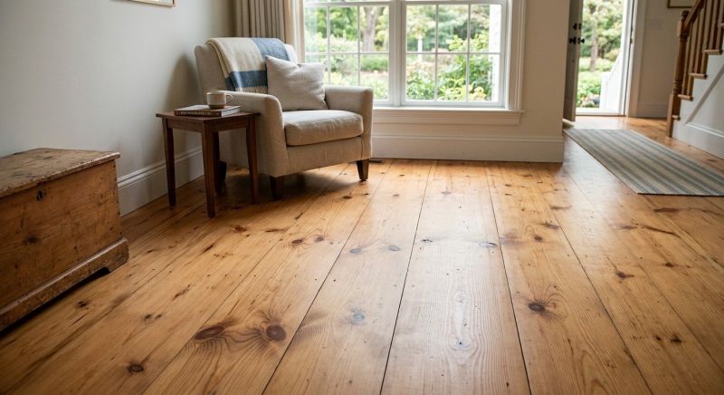 Pine Floor Installation in Peabody, MA
