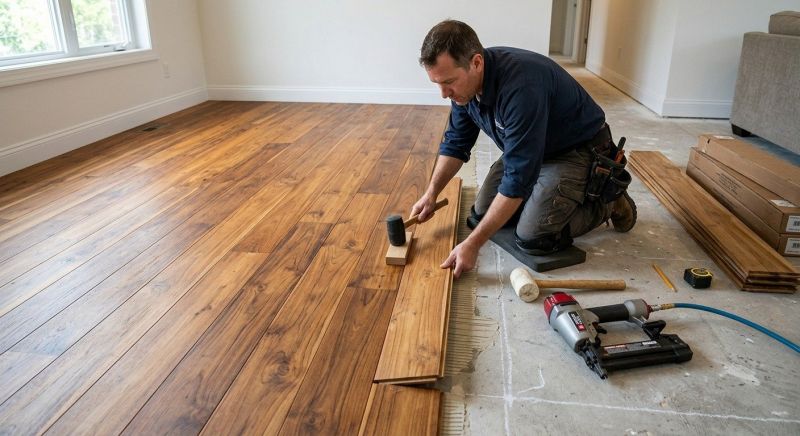 Teak Flooring Installation in Peabody, MA