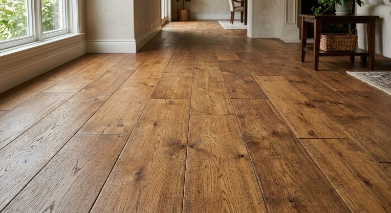 Wide Plank Floor Installation in Peabody, MA