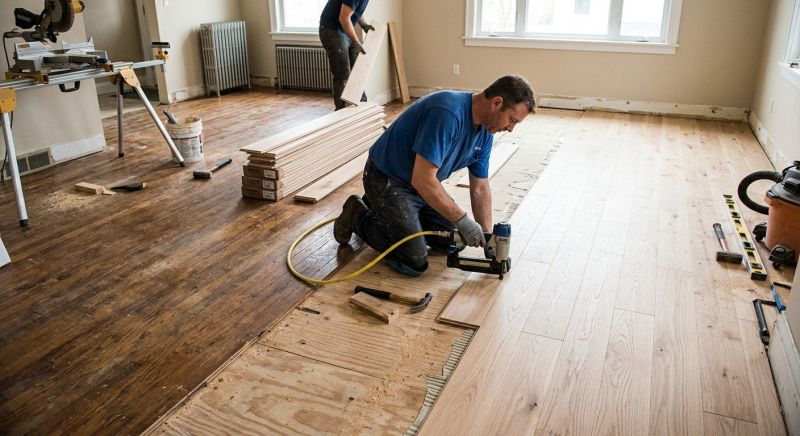 Wood Floor Replacement in Braintree, MA