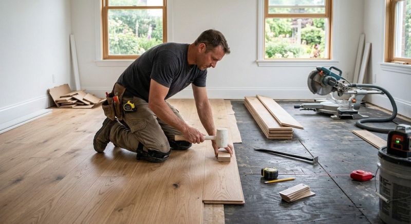 Wood Flooring Installation in Milton, MA